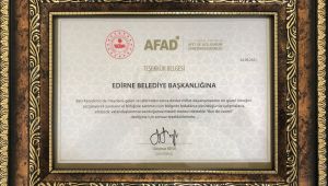 İçişleri bakanlığından belediyeye belge