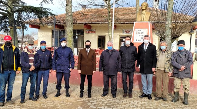 Kaymakam Çiftçi, köyleri ziyaret etti