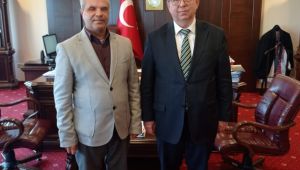 Turan Şallı’dan rektöre ziyaret