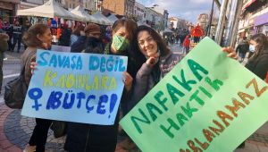 ‘Kadın eliyle barışı inşa etmek için çabalıyoruz’