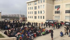 Okullarda deprem tatbikatı yapıldı