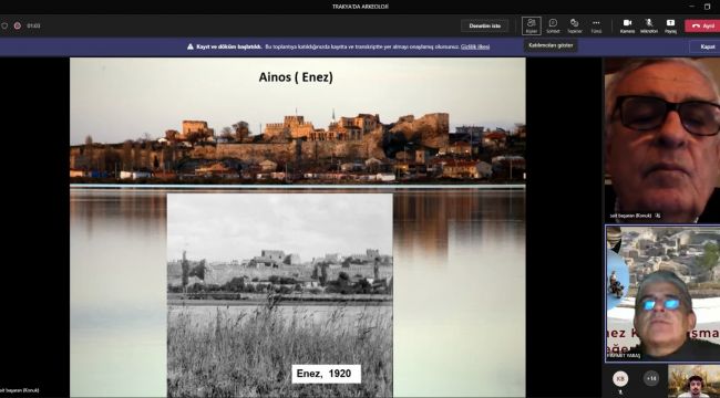TÜ’de ainos-enez kazıları ele alındı
