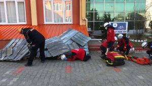 TÜ’nün biriminde afet tatbikatı