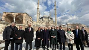 Yıldırım, Selimiye Camii'nde incelemede bulundu