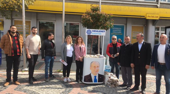 Memleket Partisi sokak hayvanlarını unutmadı