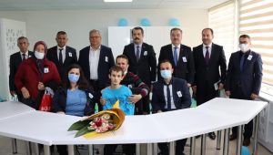 Özel eğitim sınıfı törenle açıldı