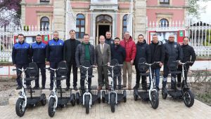 Turizm zabıtalarına elektrikli bisiklet