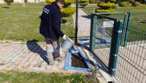 Vektörel ilaçlama ekibi sahada