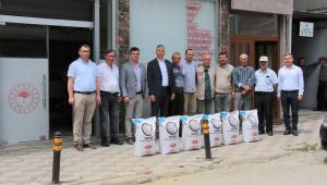 Üreticiye fasulye tohumu