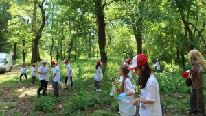 Çocuklar, tarım kampında buluştu