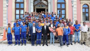 Roman çalışanlardan Gürkan’a sürpriz ziyaret