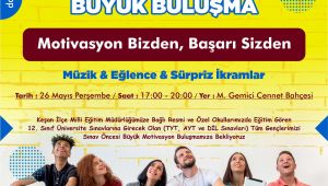 Sınav öncesi motivasyon buluşması