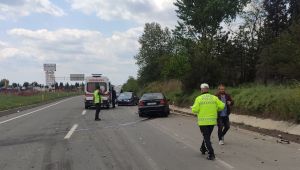 Trafik kazasında 4 kişi yaralandı