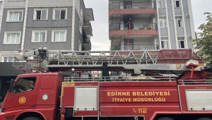 Pansiyonda çıkan yangın korkuttu