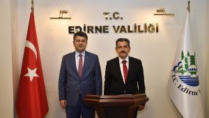 Vali Ekici'den, Vali Kırbıyık'a ziyaret