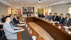 Güvenlik ve asayiş toplantısı yapıldı