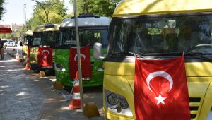 Toplu taşıma araçlarının tanıtımı yapıldı