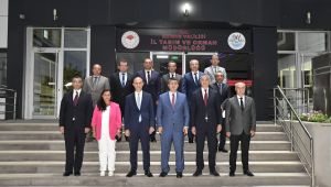 Vali Kırbıyık, projeler hakkında bilgi aldı