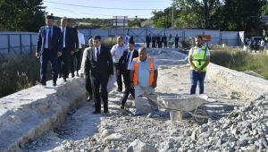 Vali Kırbıyık, Uzunköprü çalışmalarını inceledi