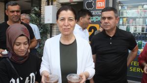 Aksal, Keşan'da aşure dağıttı