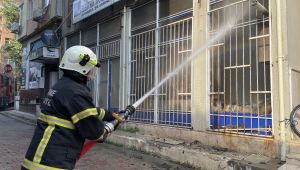 Çıkan yangın maddi hasara sebep oldu