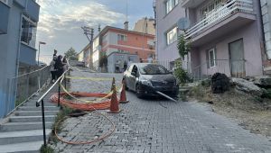 Hareket eden aracını durdurmak isterken yaralandı