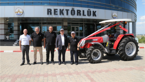Trakya üniversitesine traktör bağışı