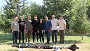 Üniversite öğrencilerinin geliştirdiği roket TEKNOFEST'te