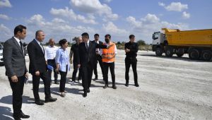 Vali Kırbıyık, karayollarının yatırımlarını inceledi