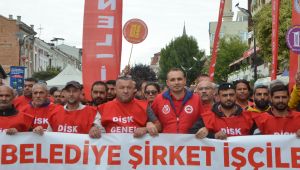 Belediye işçileri kadro istiyor