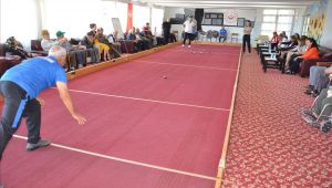 Huzurevinde Bocce turnuvası