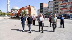 Meydan çalışması başladı