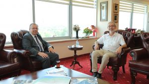 Pişkin’den Rektör Tabakoğlu’na veda ziyareti