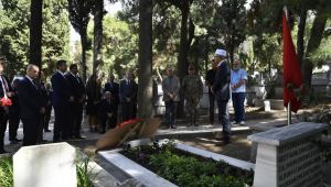 Şehitlerimiz kabirleri başında anıldı