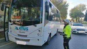 15 araç trafikten men edildi
