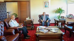 Jandarma komutanı Keleş’ten Tabakoğlu’na ziyaret