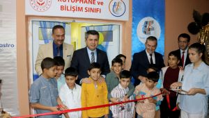 Kullanılmayan eşyalardan kütüphane oluşturuldu