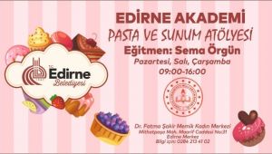 Pasta ve sunum atölyesi başlıyor
