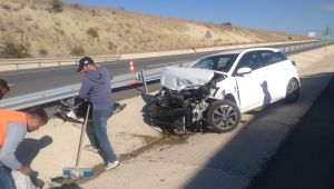 Trafik kazasında 2 kişi yaralandı