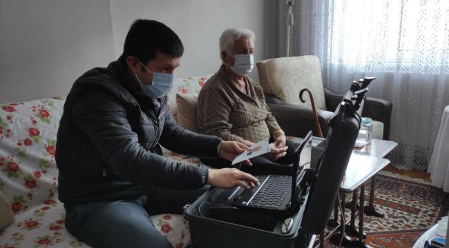 1542 kişinin evine gidilerek kimlik başvurusu yapıldı