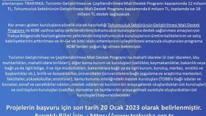 2023 yılı proje teklif çağrısı yayınlandı