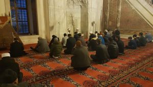 Edirne'de sabah namazı buluşması