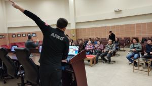 İşitme engellilere afet eğitimi   