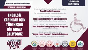 Keşan’da 3 gün farkındalık programı düzenlenecek
