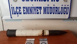 Patlamamış havan topu mermisi ele geçirildi