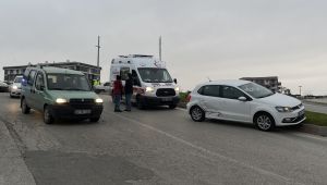 Trafik kazasında 1 kişi yaralandı