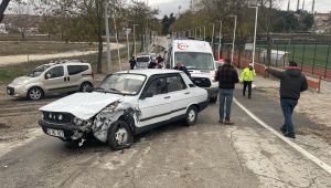 Trafik kazasında 1 kişi yaralandı