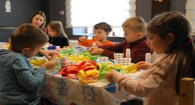 Çocuklar hayallerini süsledi