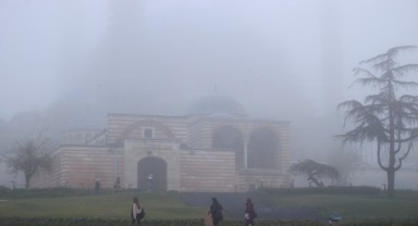 Edirne'de yoğun sis etkili oluyor