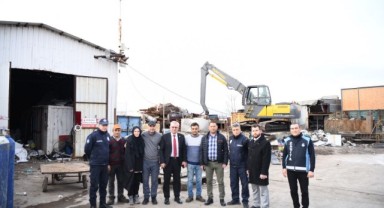 Keşan Belediyesi, hurdacıları denetledi
